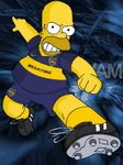 pic for simpson homer soccer